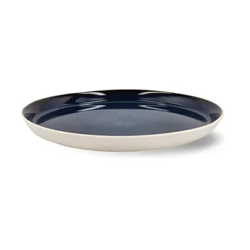 Assiette Bitz Gastro Ø27 cm - Blanc-bleu foncé - Bitz