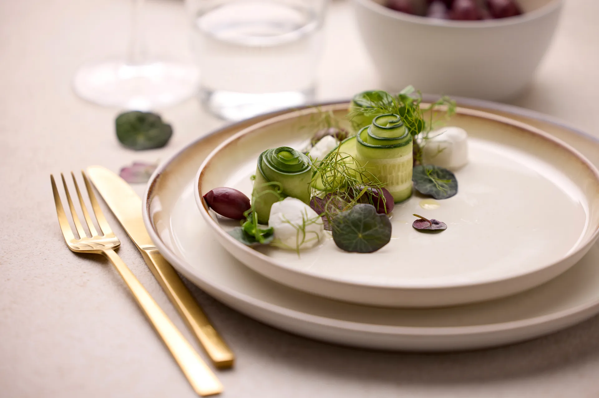 Assiette Bitz Gastro Ø27 cm, Blanc-gäddvit Bitz