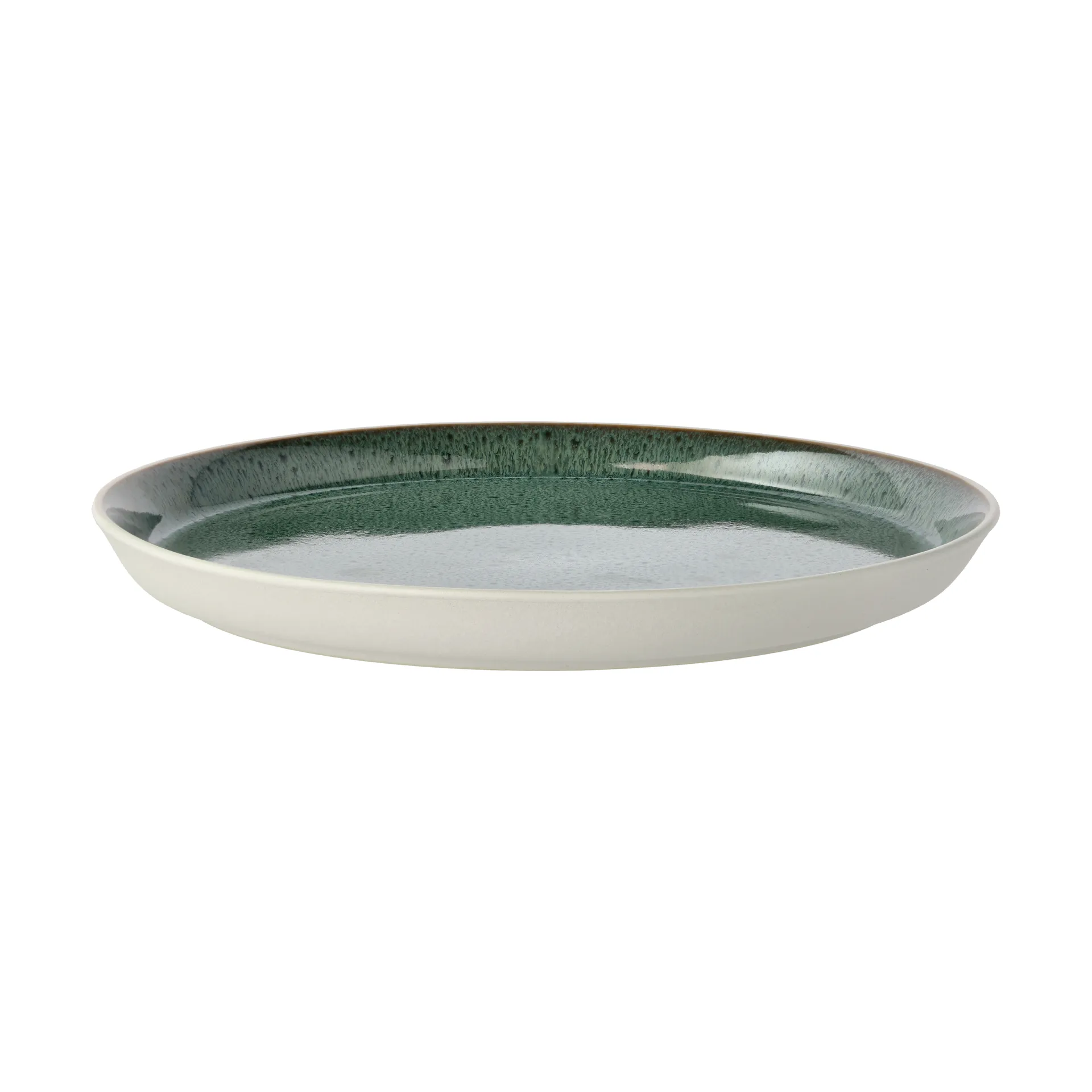 Assiette Bitz Gastro Ø27 cm, Blanc-vert Bitz
