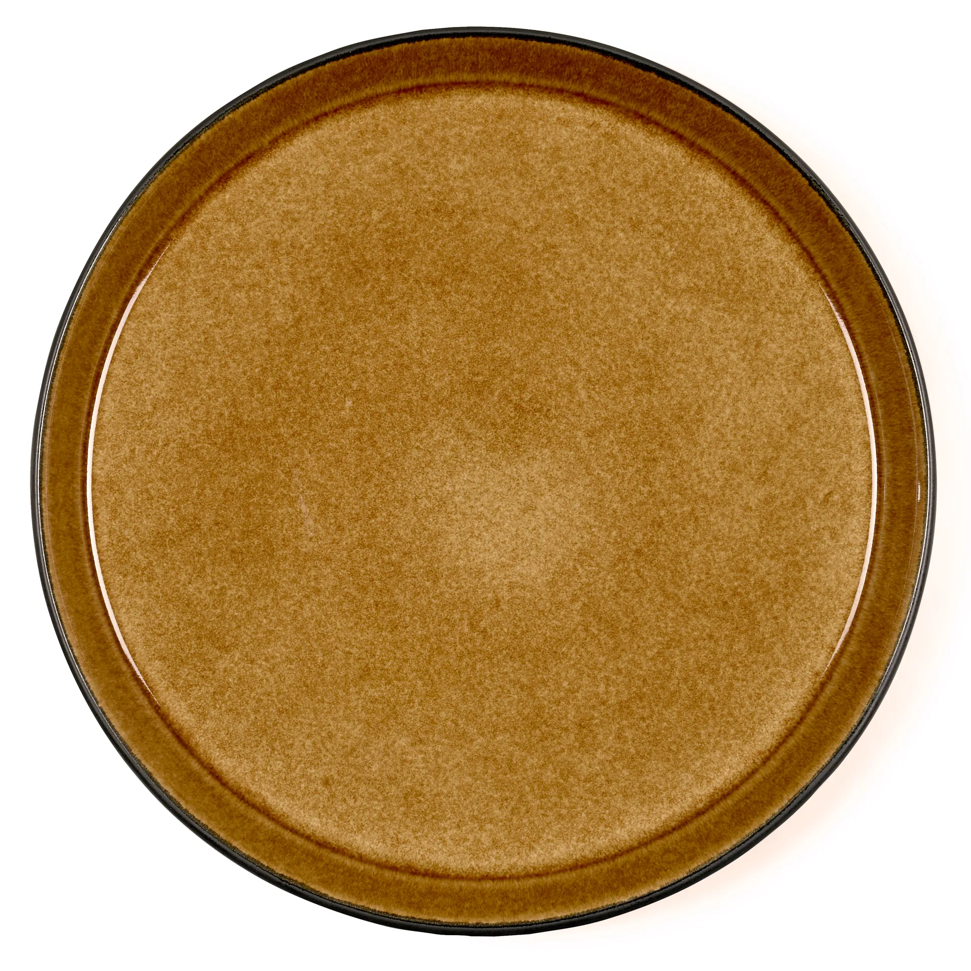 Assiette Bitz Gastro Ø27 cm, Noir-ambre Bitz