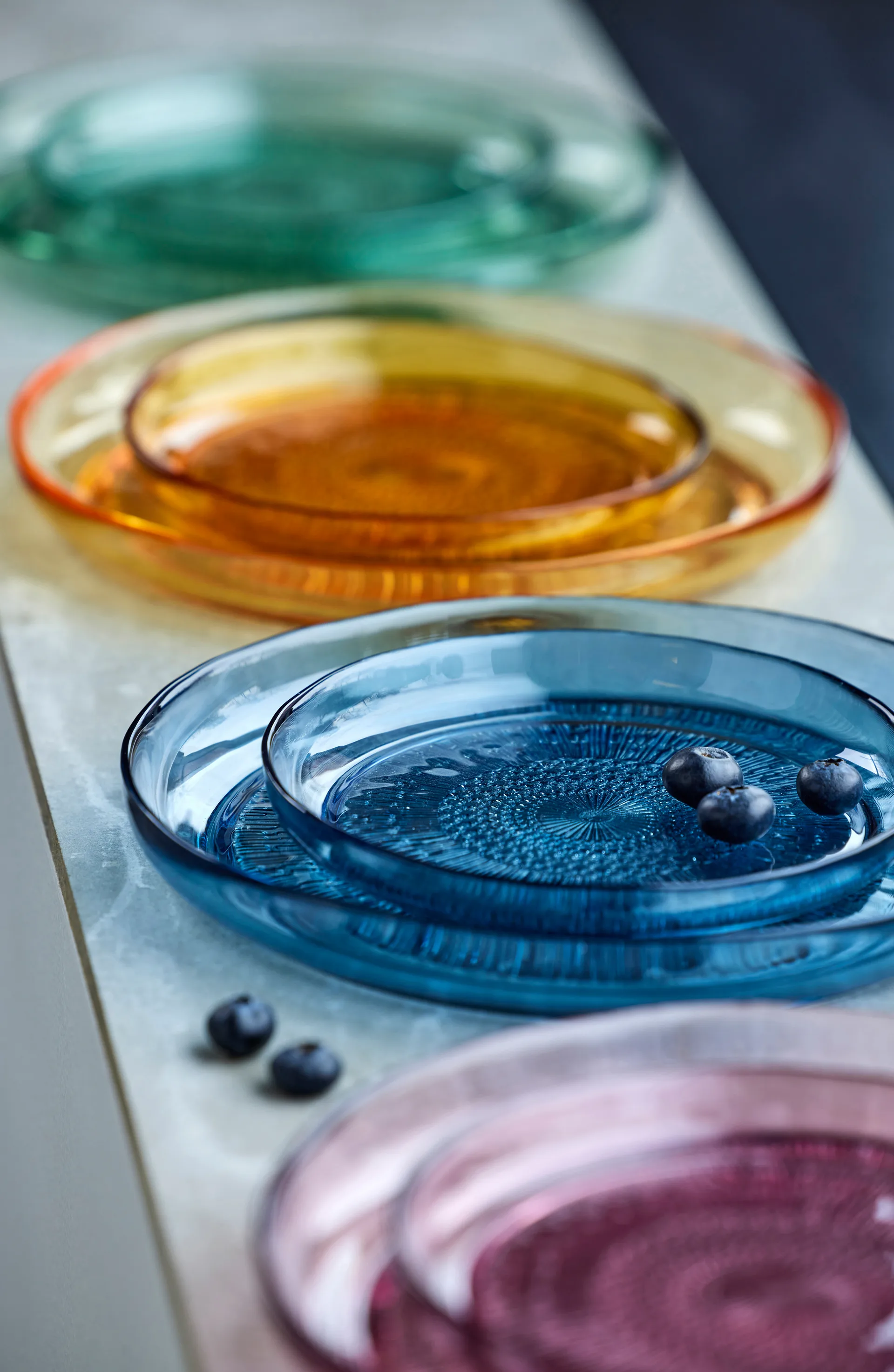 Assiette Kusintha Ø25 cm, Bleu Bitz