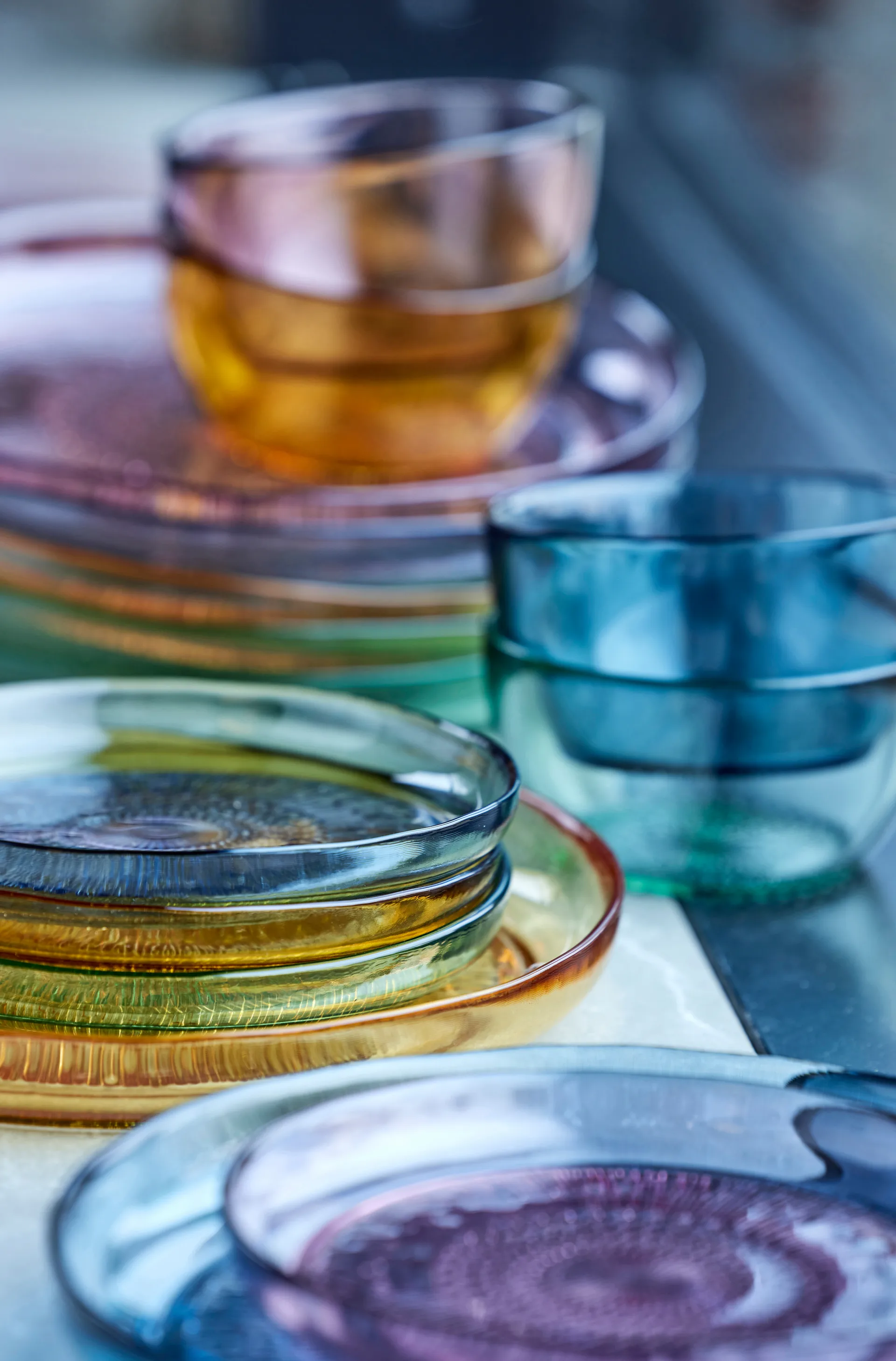 Assiette Kusintha Ø25 cm, Bleu Bitz