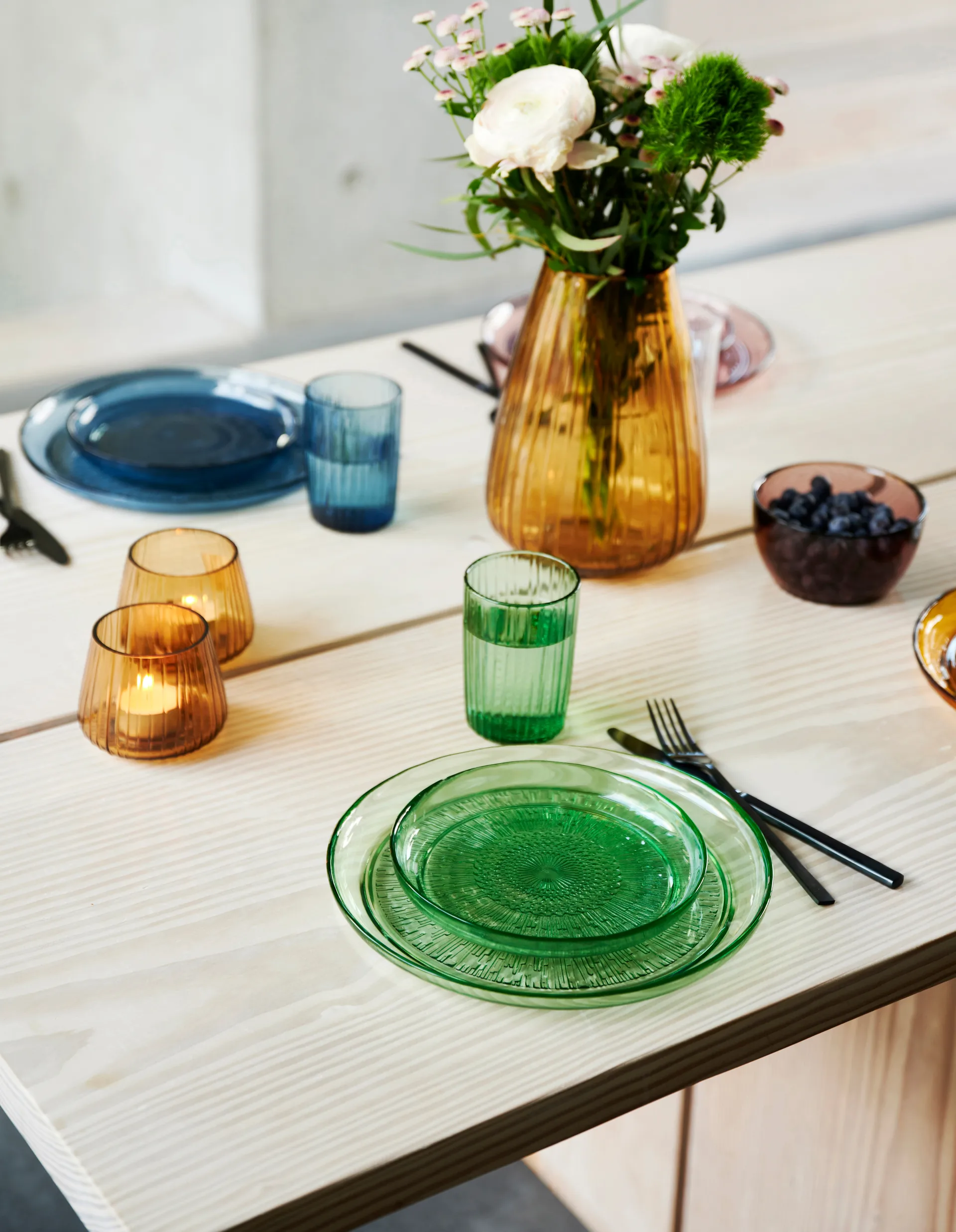 Assiette Kusintha Ø25 cm, Vert Bitz