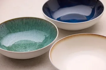 Bol à pâtes Bitz Gastro Ø20 cm - Blanc-bleu foncé - Bitz