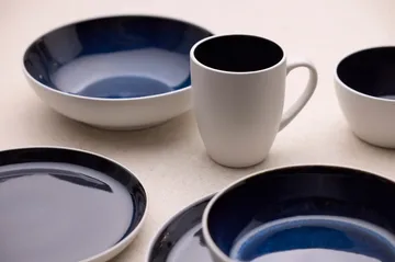 Bol à pâtes Bitz Gastro Ø20 cm - Blanc-bleu foncé - Bitz