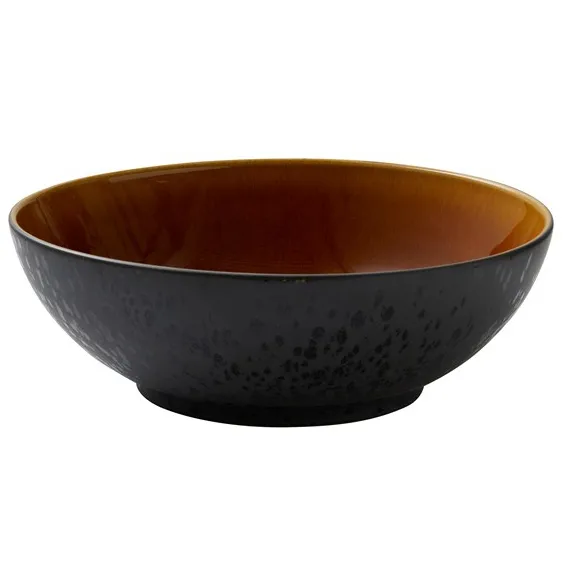 Bol à salade Bitz Ø30 cm, Noir-ambre Bitz