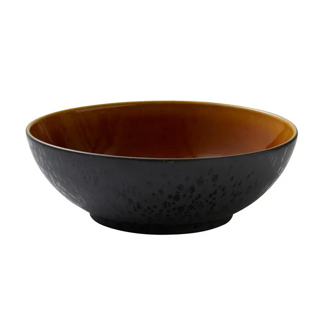 Bol à salade Bitz Ø30 cm, Noir-ambre Bitz