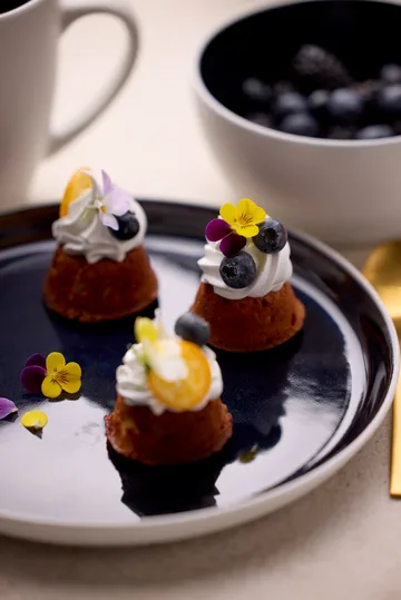 Bol Bitz Gastro Ø12 cm - Blanc-bleu foncé - Bitz