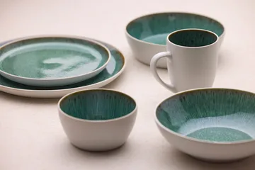 Bol Bitz Gastro Ø12 cm - Blanc-vert - Bitz