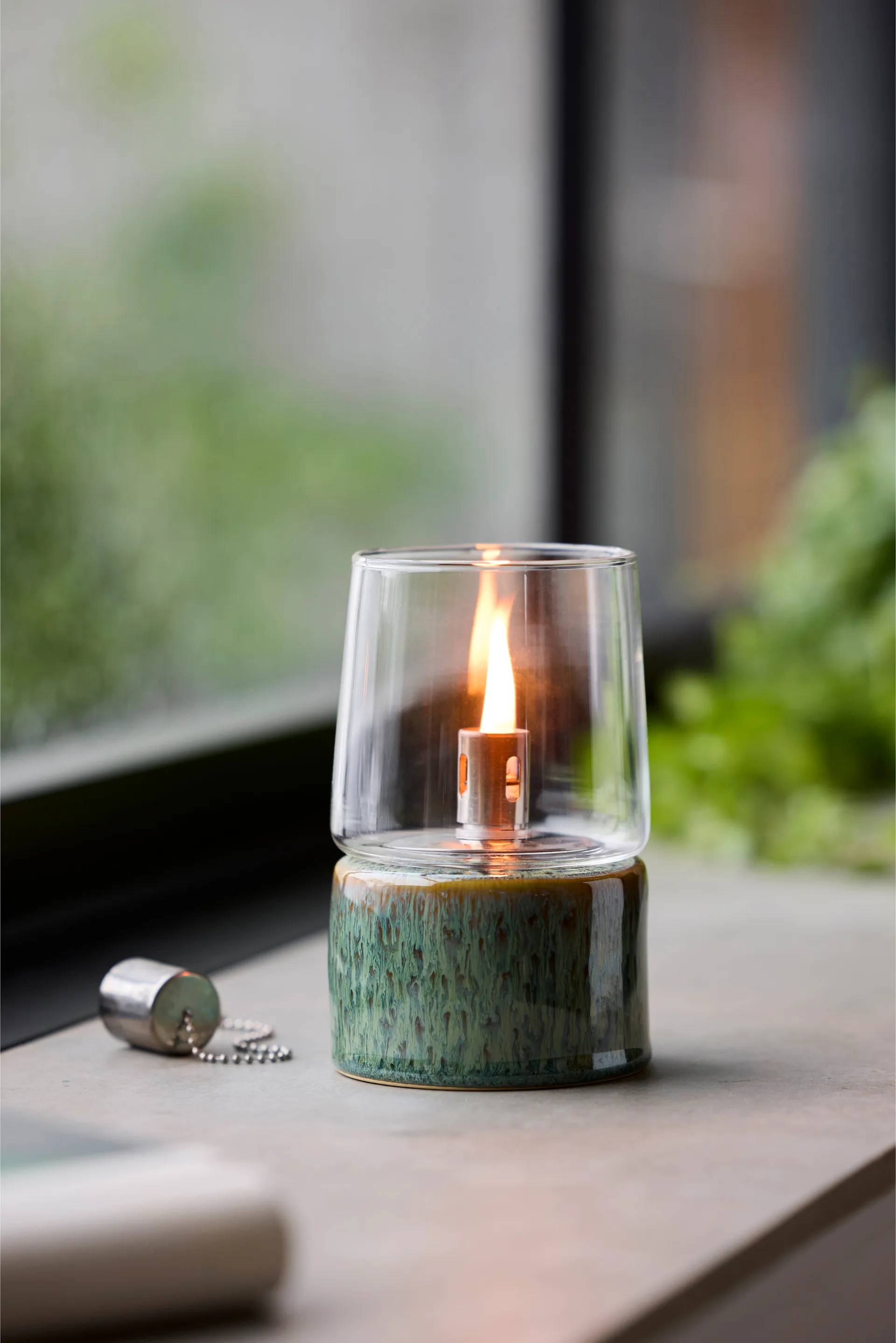 Lampe à huile Bitz Gastro Ø8,5x14 cm, Vert Bitz