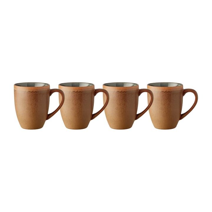 Mug Bitz Wood 30 cl, lot de 4 - Bois-forêt - Bitz