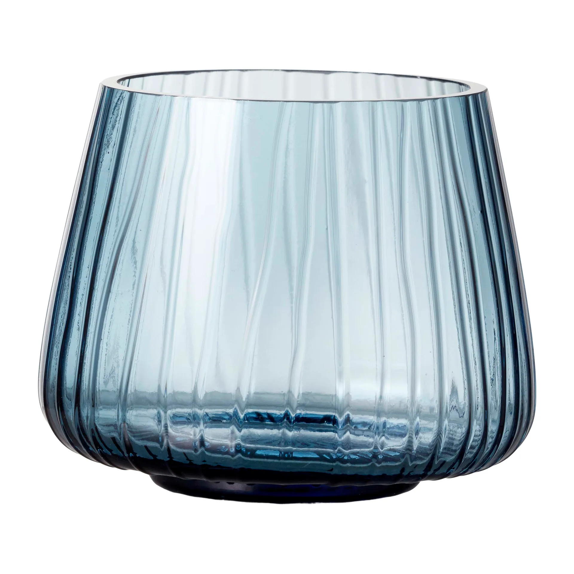 Photophore Kusintha 7,5 cm Lot de 2, Bleu Bitz