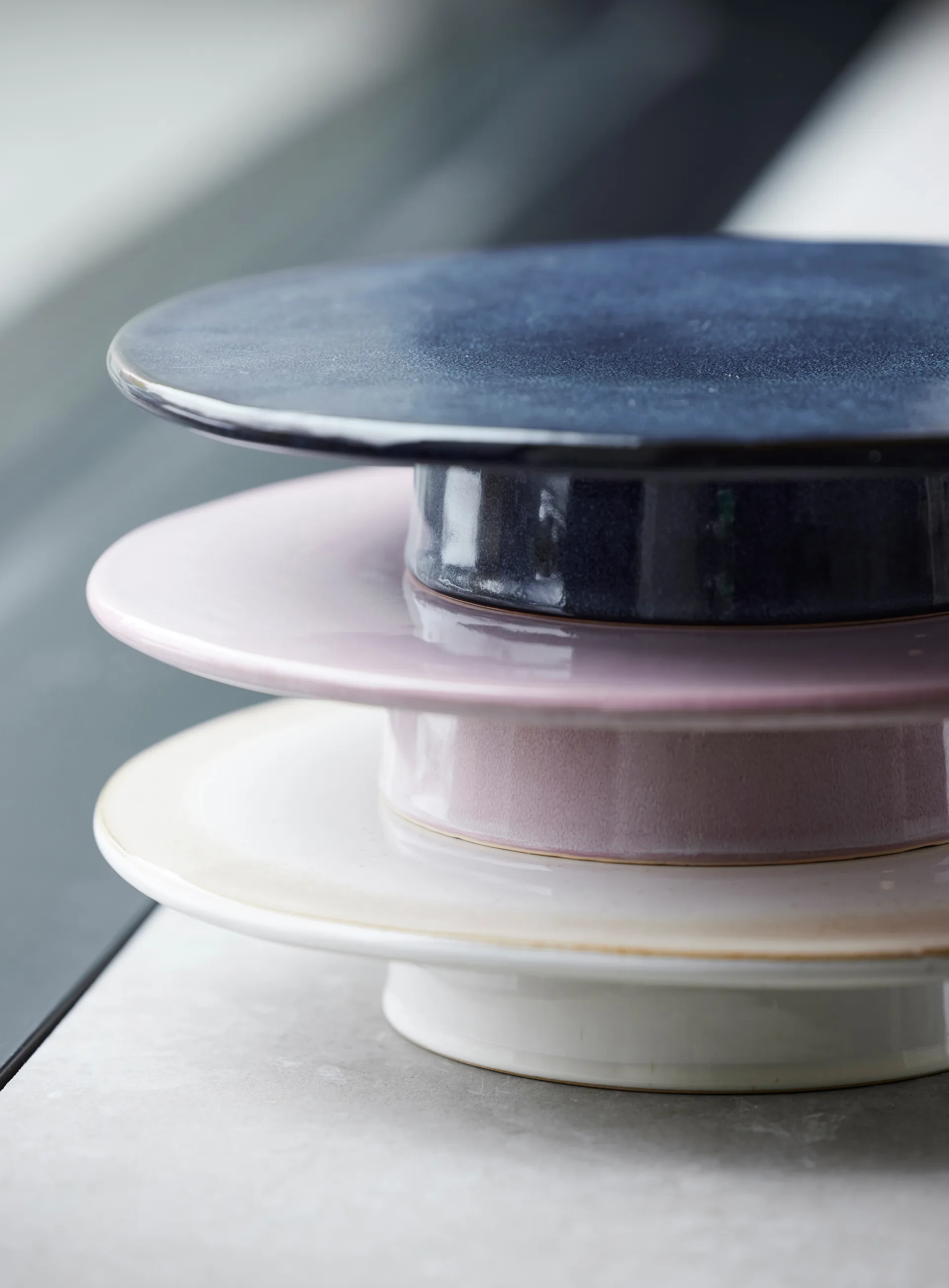 Plat à tarte sur pied Bitz Ø30 cm, Light pink Bitz