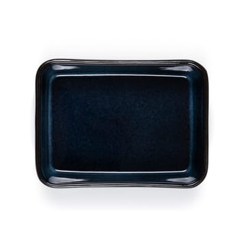 Plat de service Bitz noir 19x14 cm - Bleu foncé - Bitz