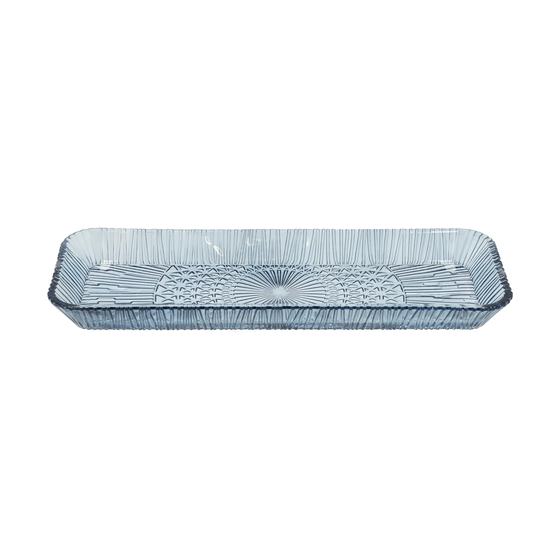 Plat de service Kusintha rectangulaire 14x38 cm, Blue Bitz