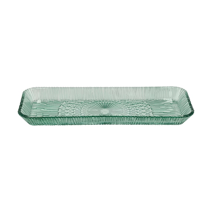 Plat de service Kusintha rectangulaire 14x38 cm - Green - Bitz