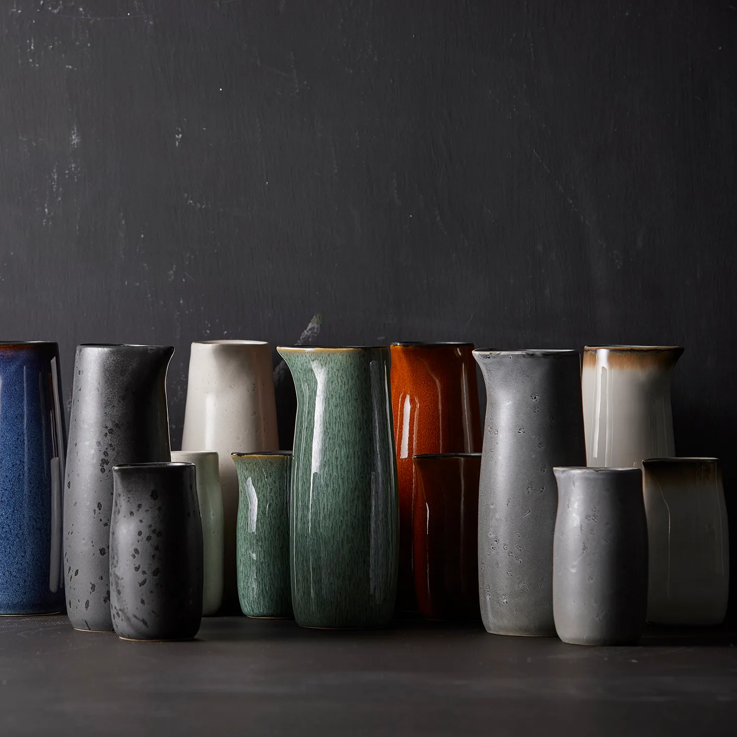 Pot à lait Bitz 20 cl, Amber-noir Bitz