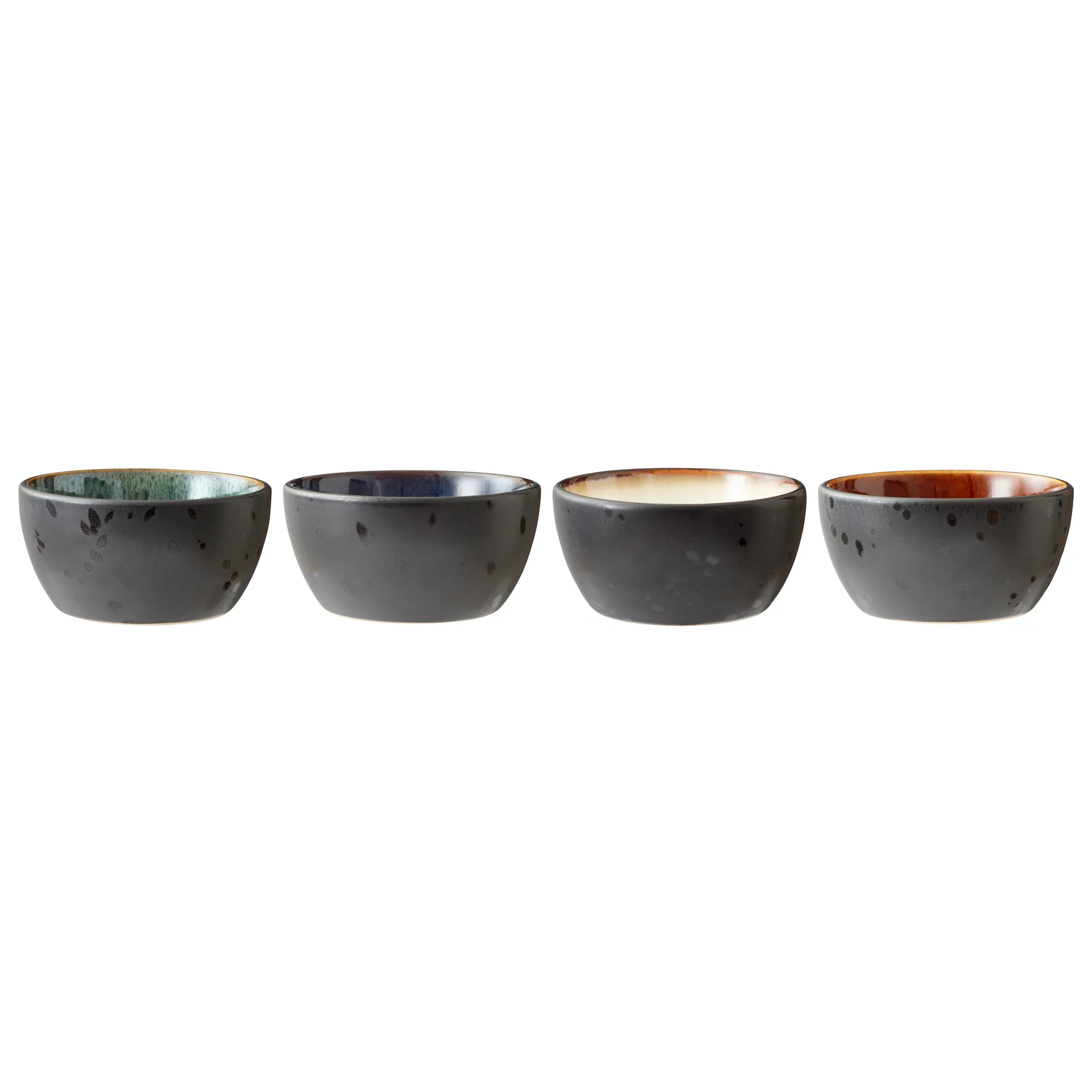 Set de bols Bitz 10 cm Lot de 4, Noir Bitz