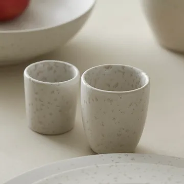 Tasse à espresso Bitz 10 cl mat - Blanc crème mat - Bitz