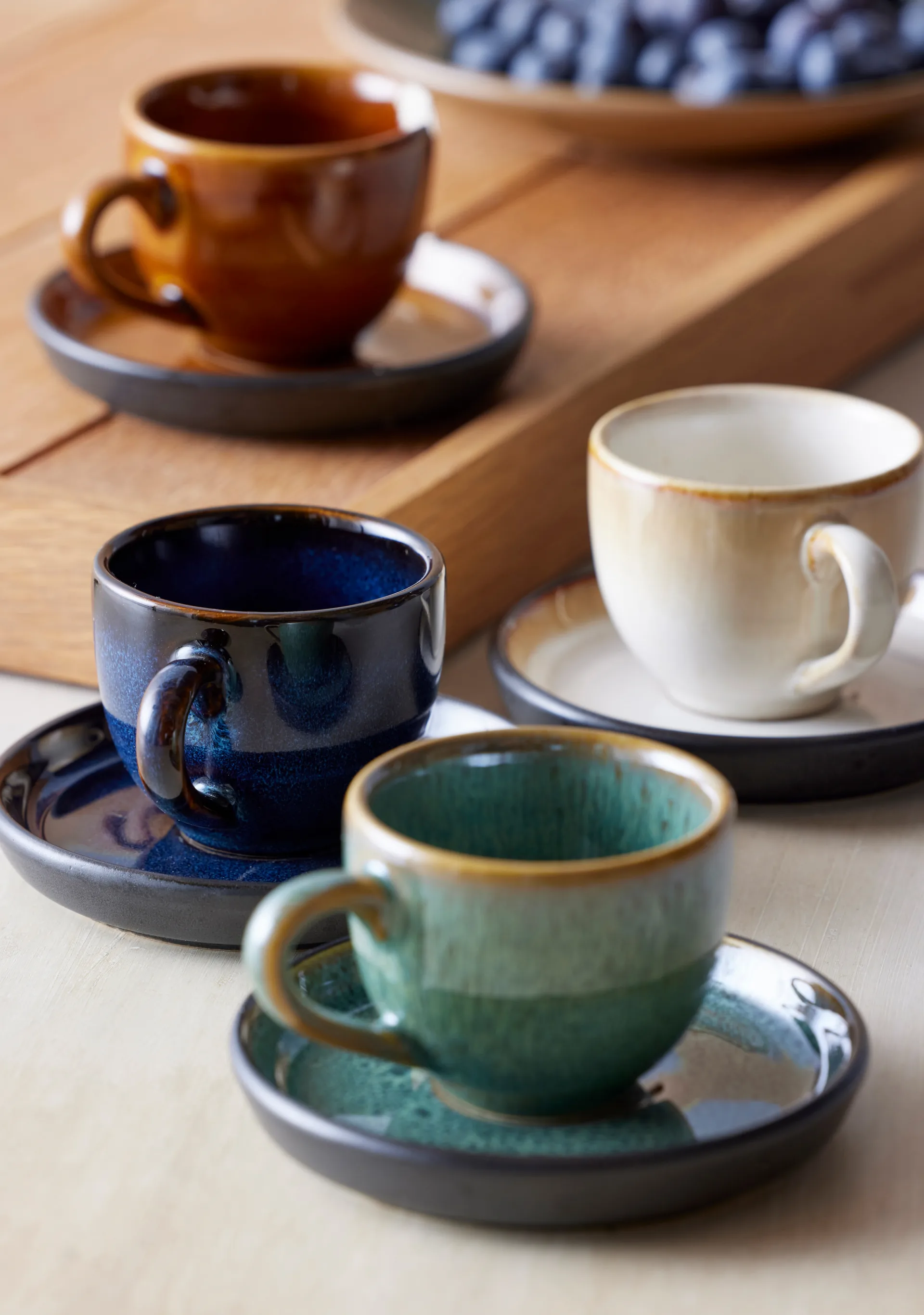 Tasse à expresso et soucoupe Bitz 7 cl, Blanc crème Bitz