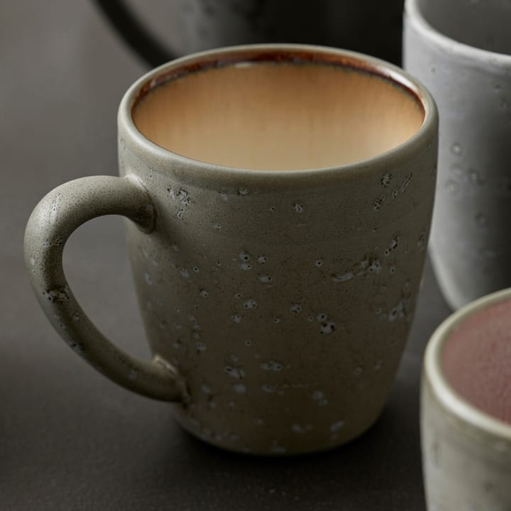 Tasse Bitz 19 cl gris, Gris-Blanc crème Bitz