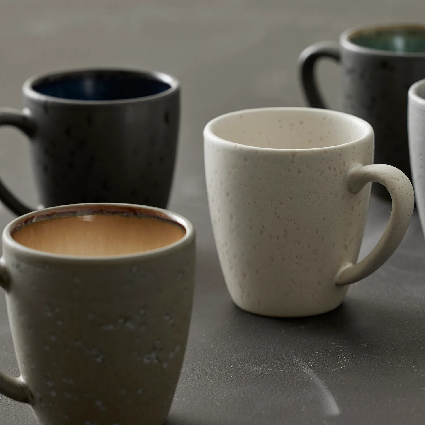 Tasse Bitz 19 cl noir, Noir-ambre Bitz