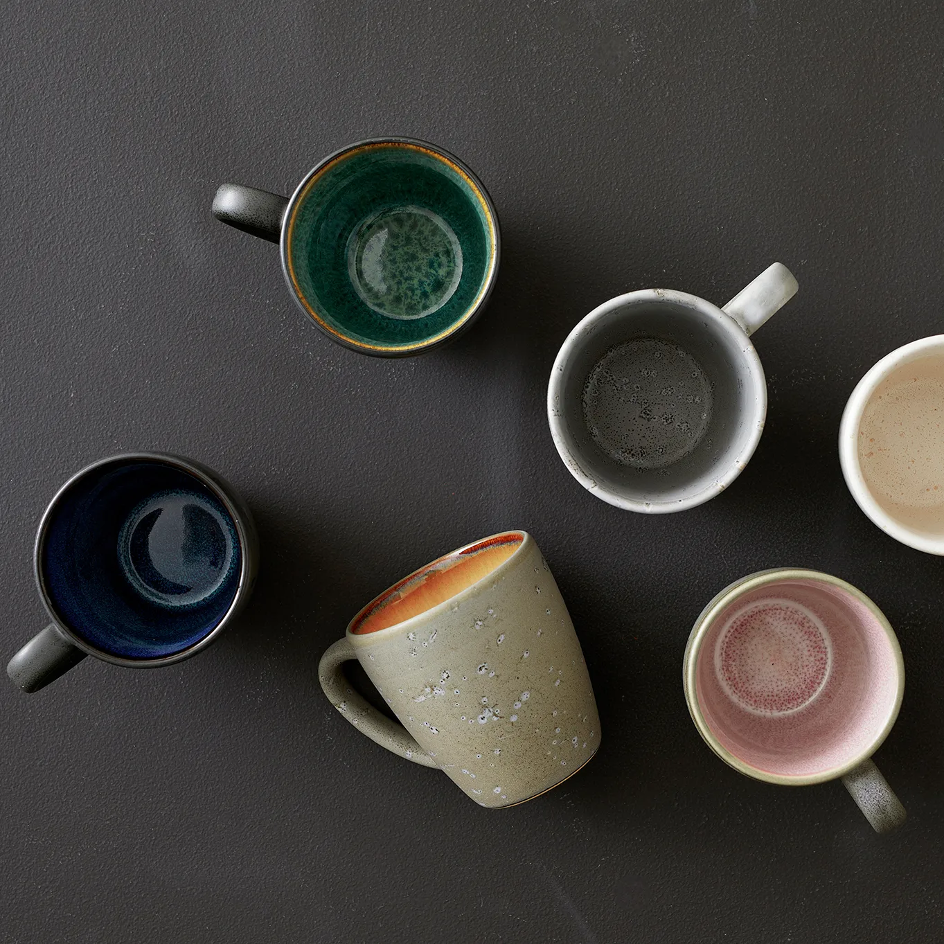 Tasse Bitz 19 cl noir, Noir-vert Bitz