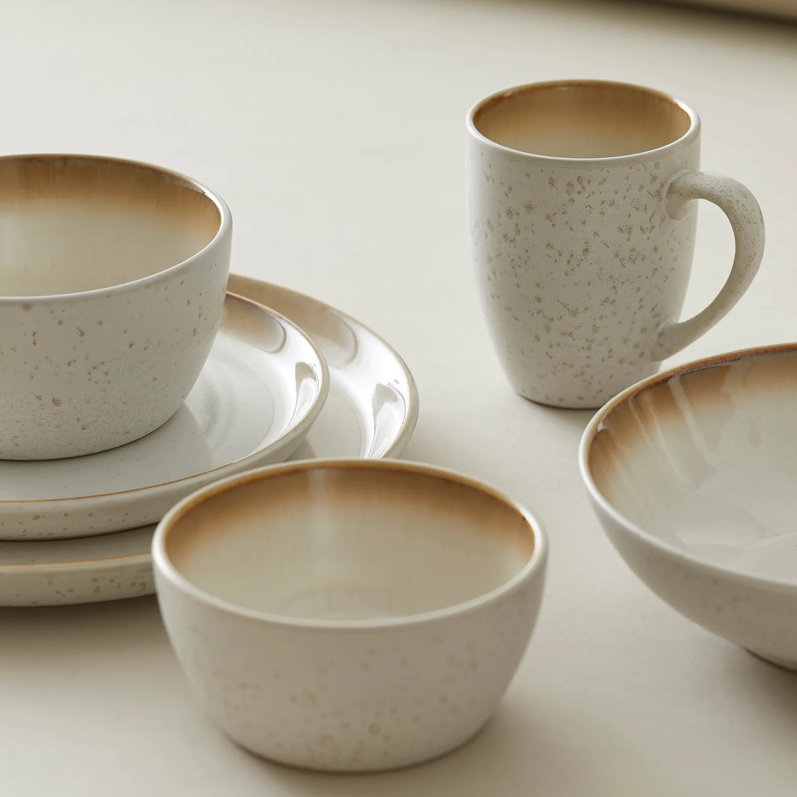Tasse Bitz 30 cl crème, Blanc crème-crème Bitz