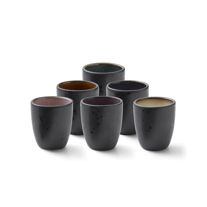 Tasses à espresso Bitz lot de 6 - Noir - Bitz