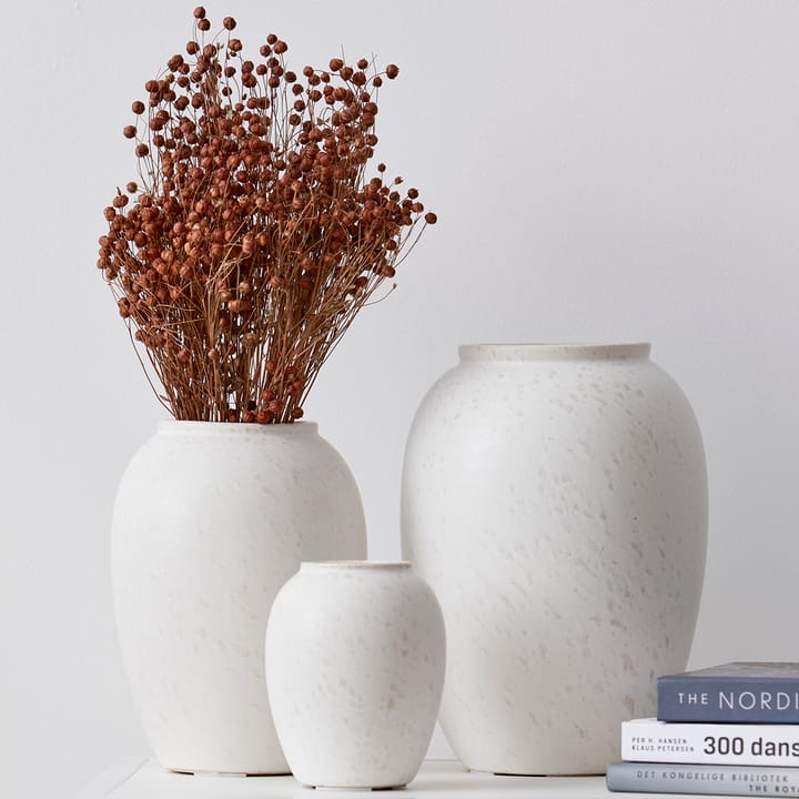 Vase Bitz 12,5 cm, Blanc crème mat Bitz