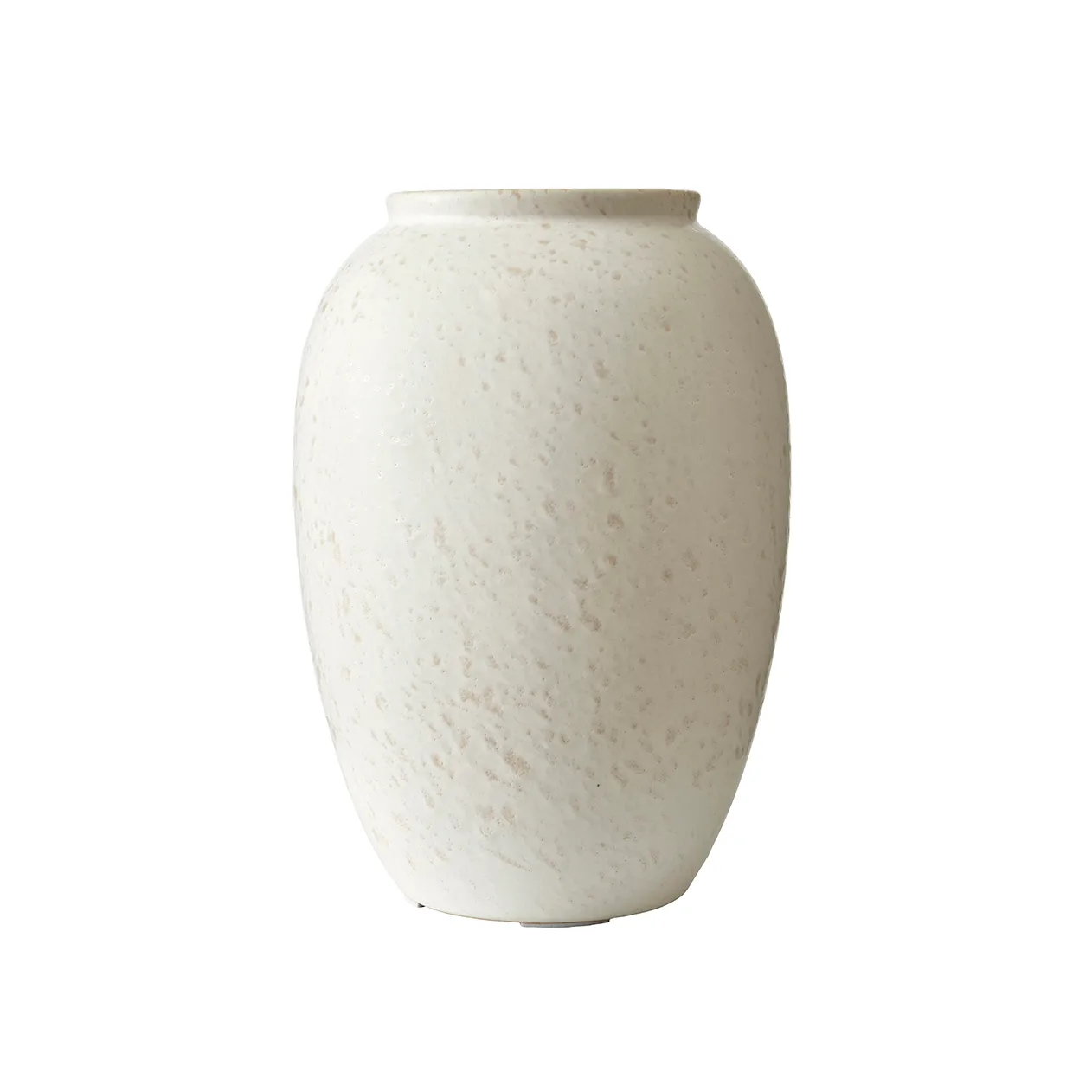 Vase Bitz 25 cm, Blanc crème mat Bitz