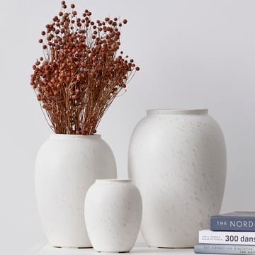 Vase Bitz 25 cm - Blanc crème mat - Bitz