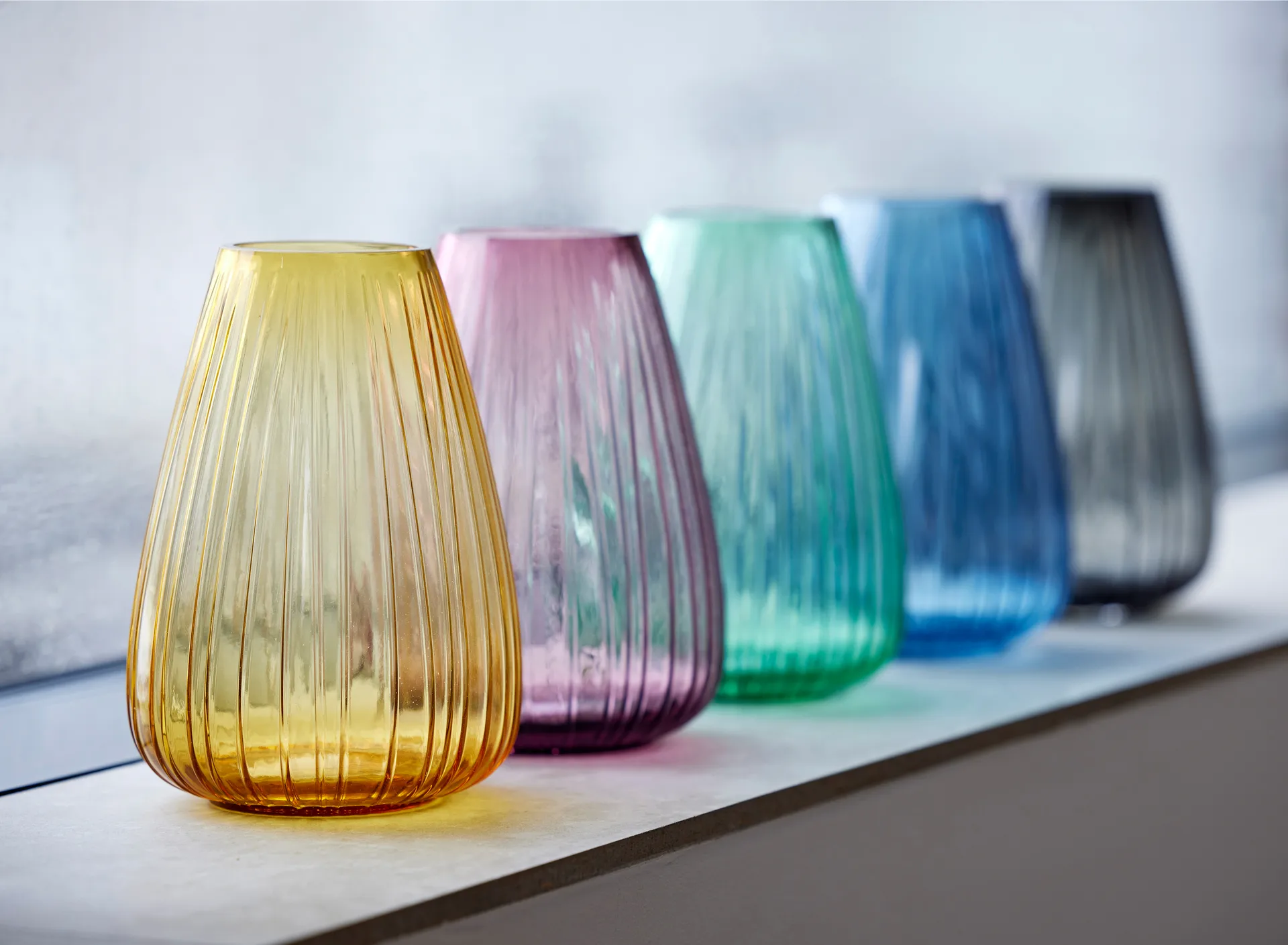 Vase Kusintha 22 cm, Amber Bitz