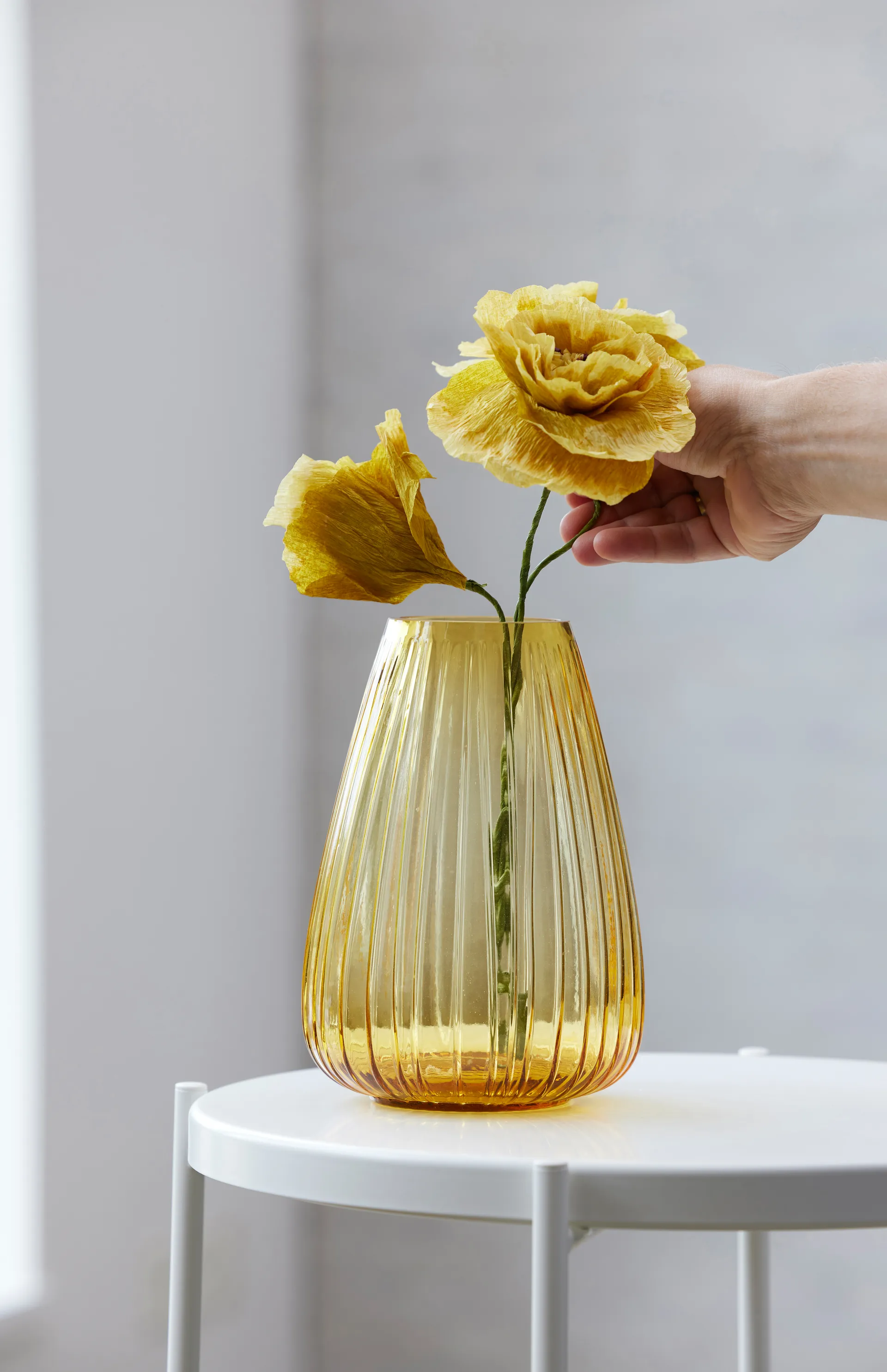 Vase Kusintha 22 cm, Amber Bitz