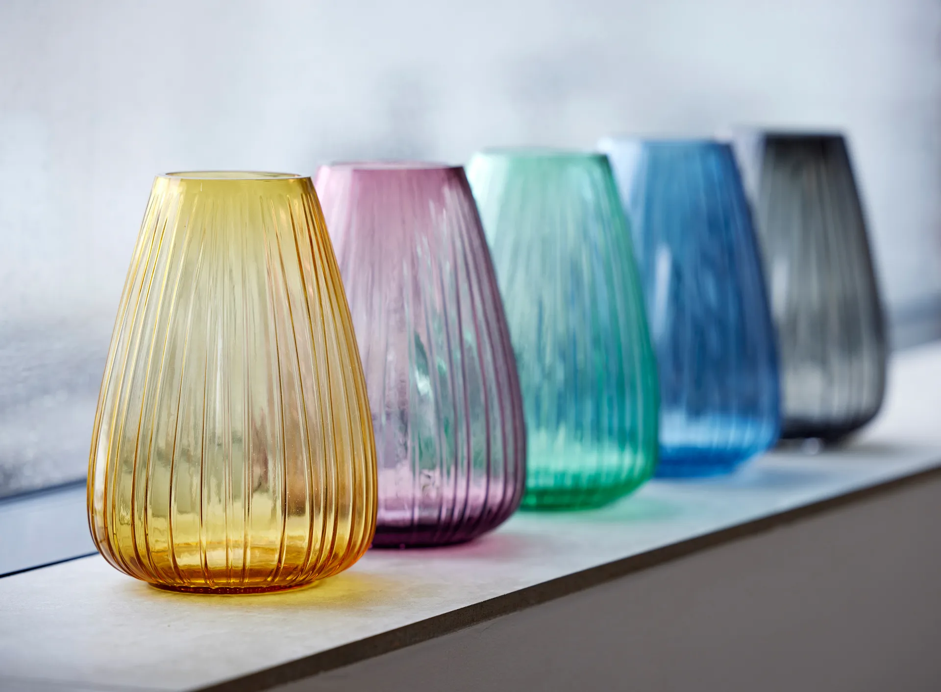 Vase Kusintha 22 cm, Bleu Bitz