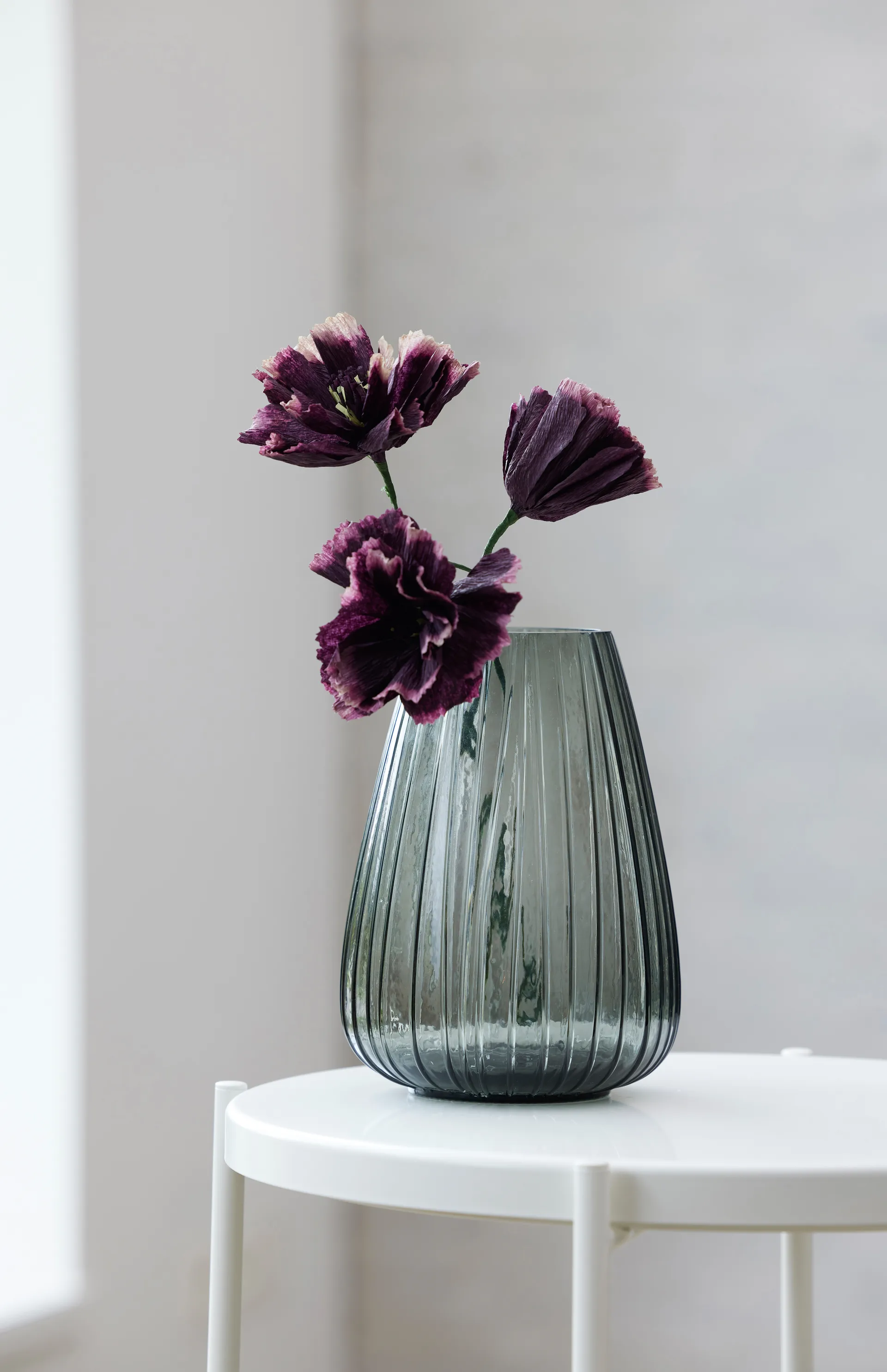 Vase Kusintha 22 cm, Smoke Bitz