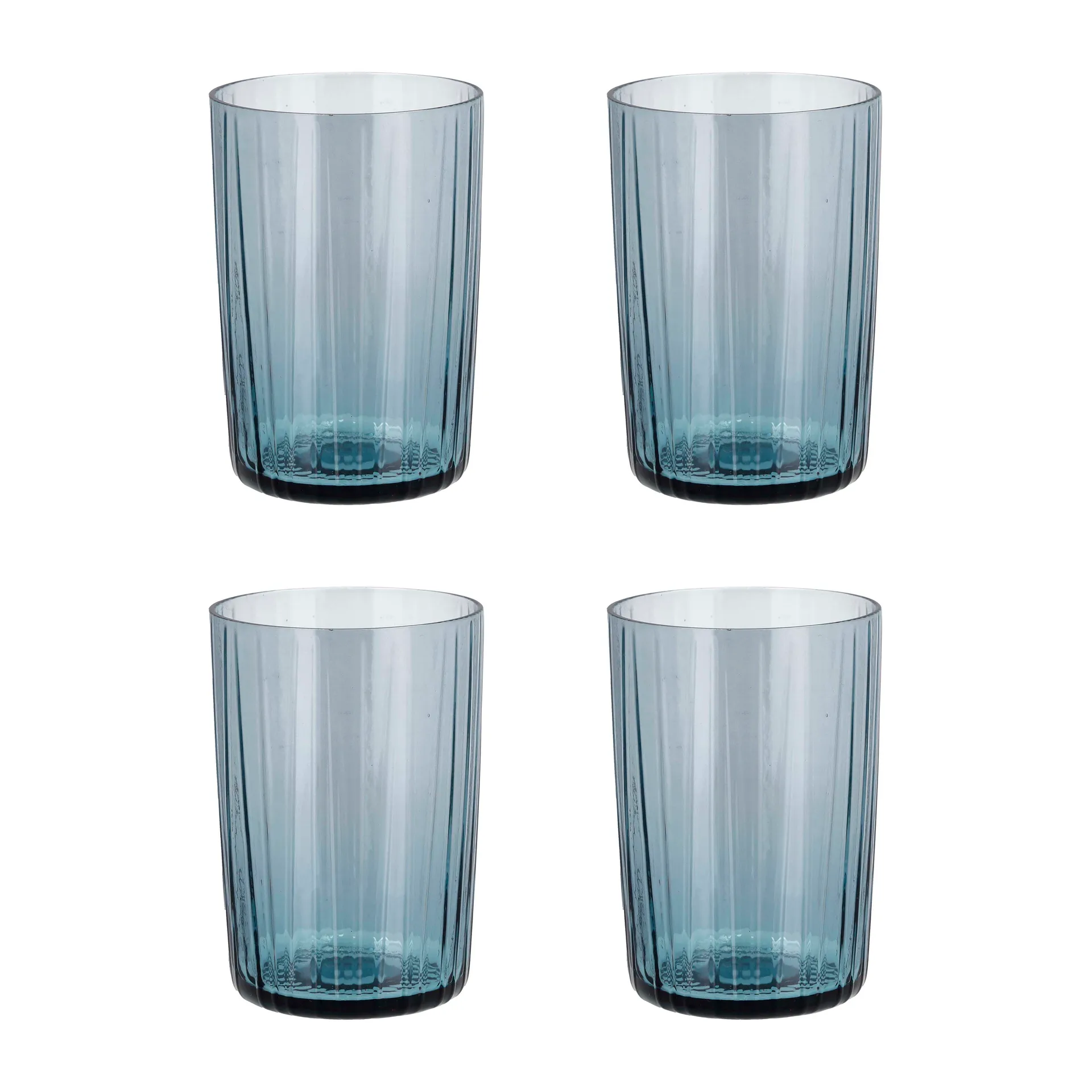 Verre à eau Kusintha 28 cl Lot de 4, Bleu Bitz