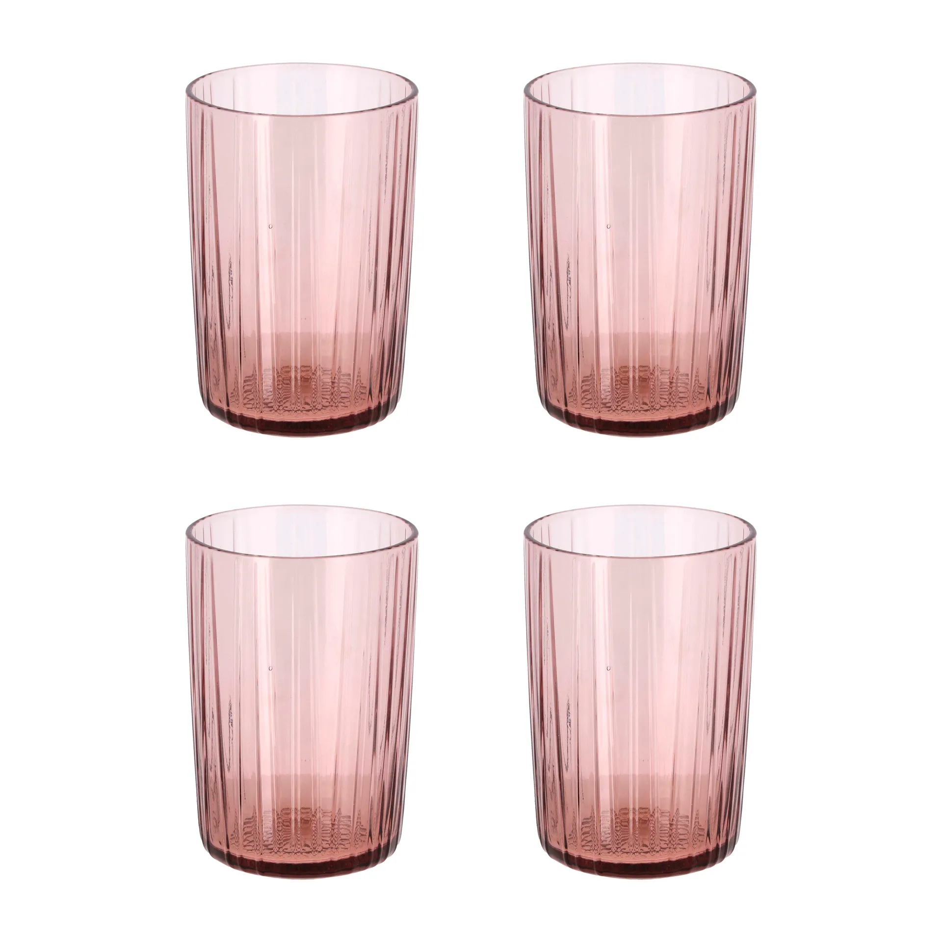 Verre à eau Kusintha 28 cl Lot de 4, Pink Bitz