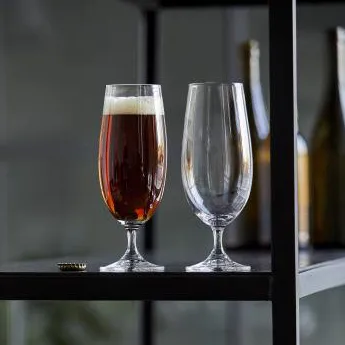 Verres à bière Bitz 38 cl 2 pièces, Verre clair Bitz