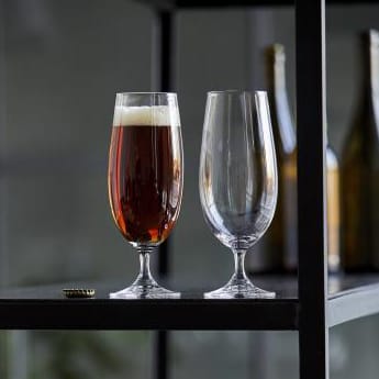 Verres à bière Bitz 38 cl 2 pièces - Verre clair - Bitz