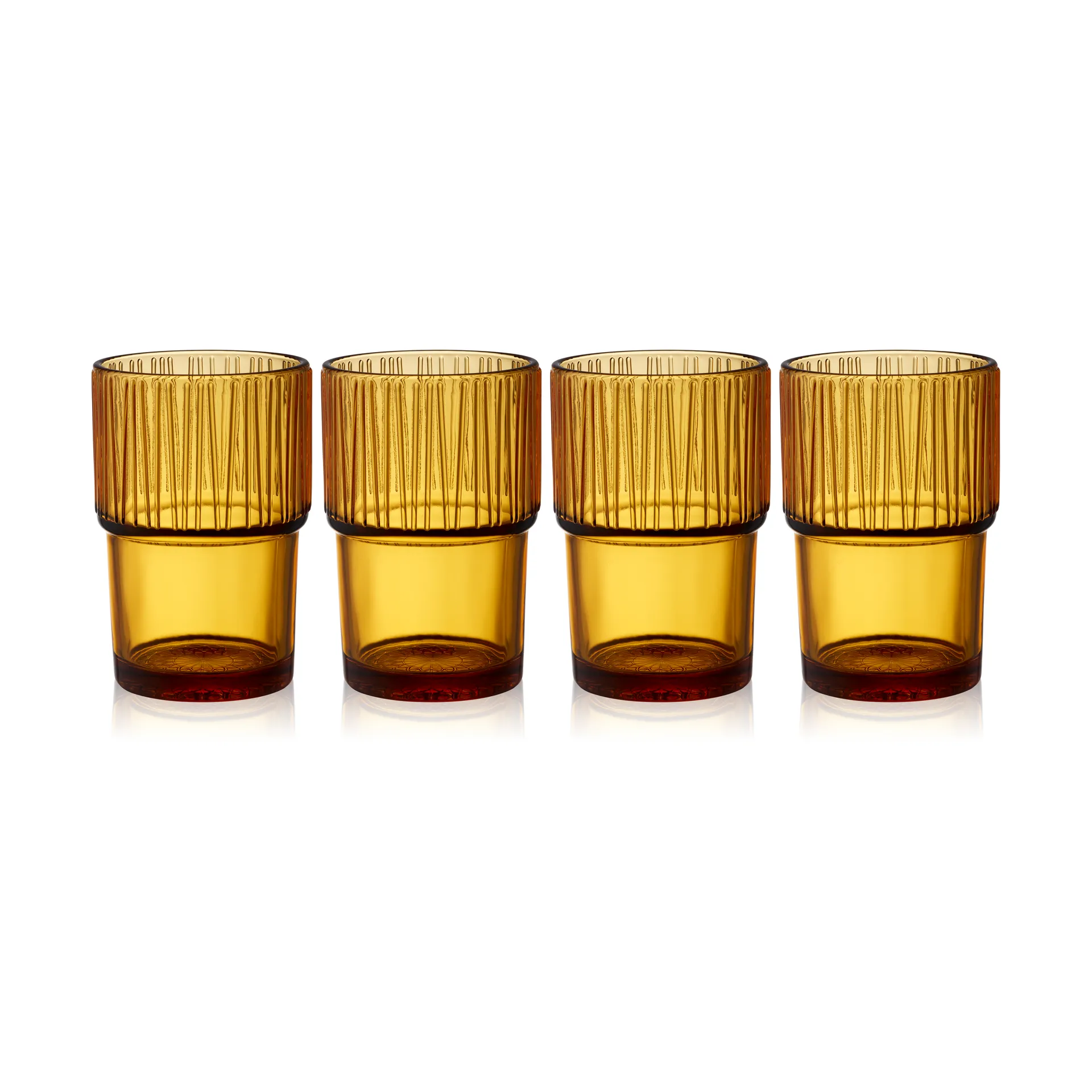 Verres à café Kusintha caféglas 38 cl lot de 4, Amber Bitz