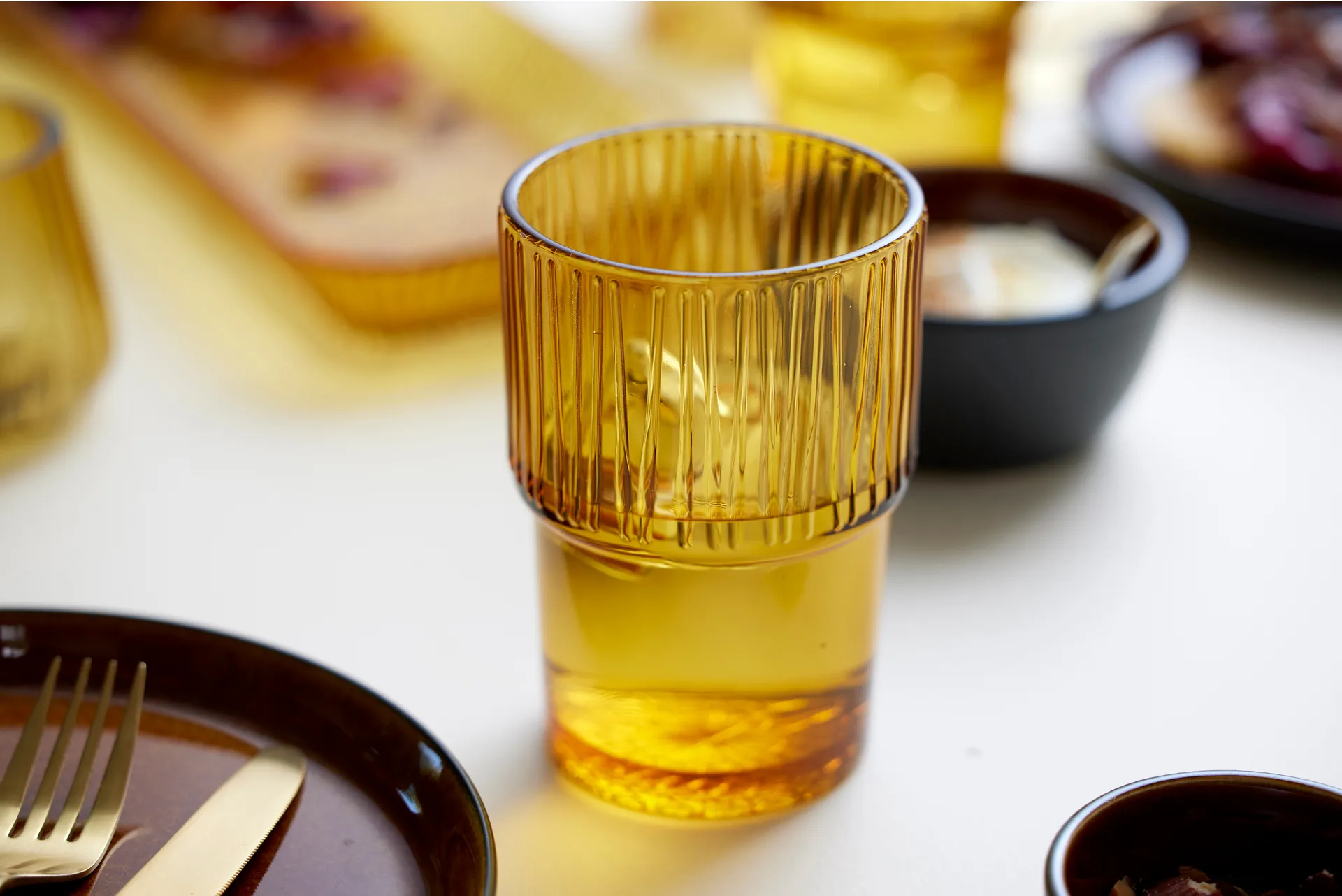 Verres à café Kusintha caféglas 38 cl lot de 4, Amber Bitz