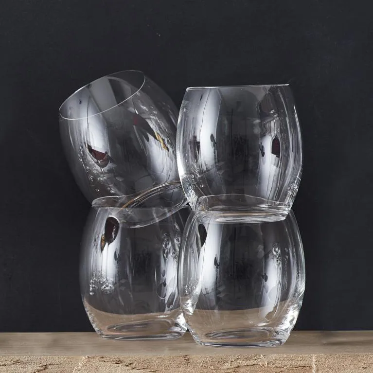 Verres à eau Bitz 53 cl 4 pièces, Verre clair Bitz