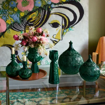 Bonbonnière Symphony Magic Ø 15,5 cm - Vert foncé - Bjørn Wiinblad