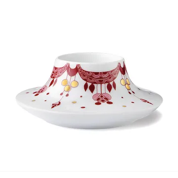 Bougeoir de l'avent Guirlande Ø 12,5cm - Rouge - Bjørn Wiinblad