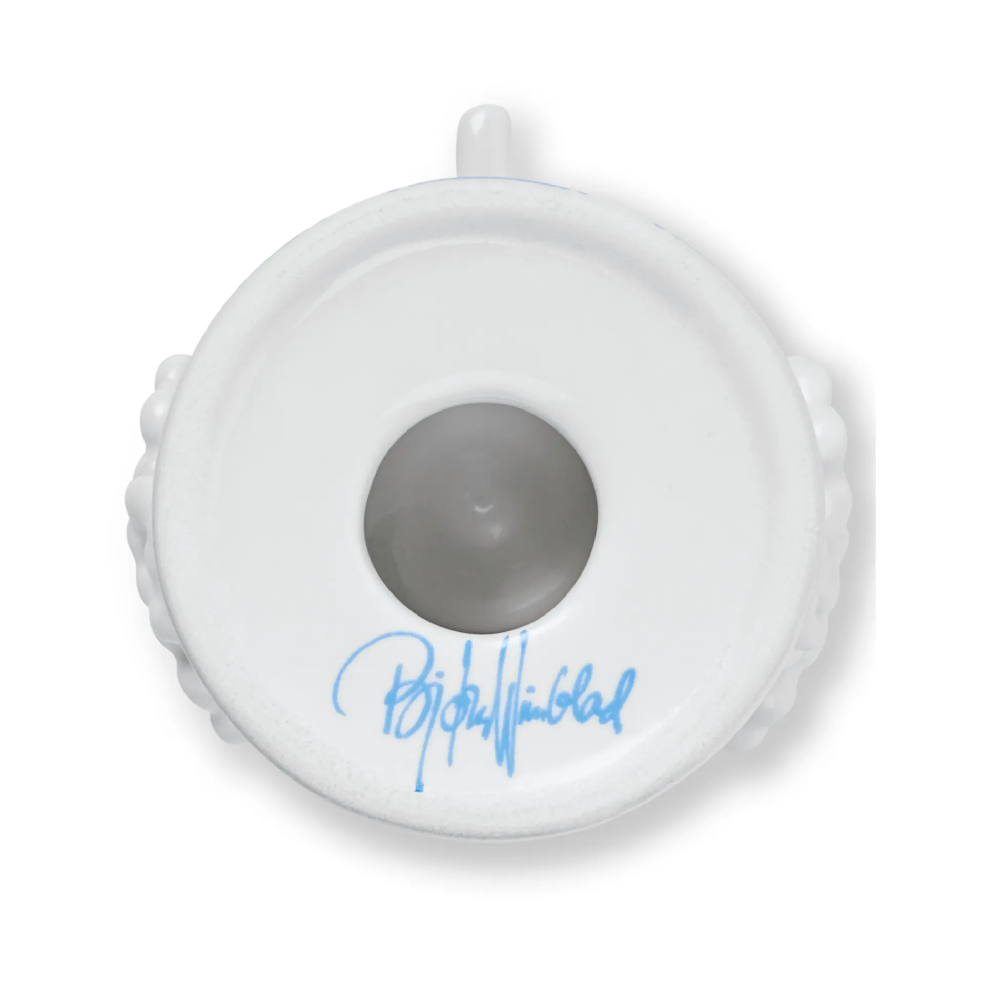 Bougeoir Eva 9,5 cm, Bleu foncé Bjørn Wiinblad