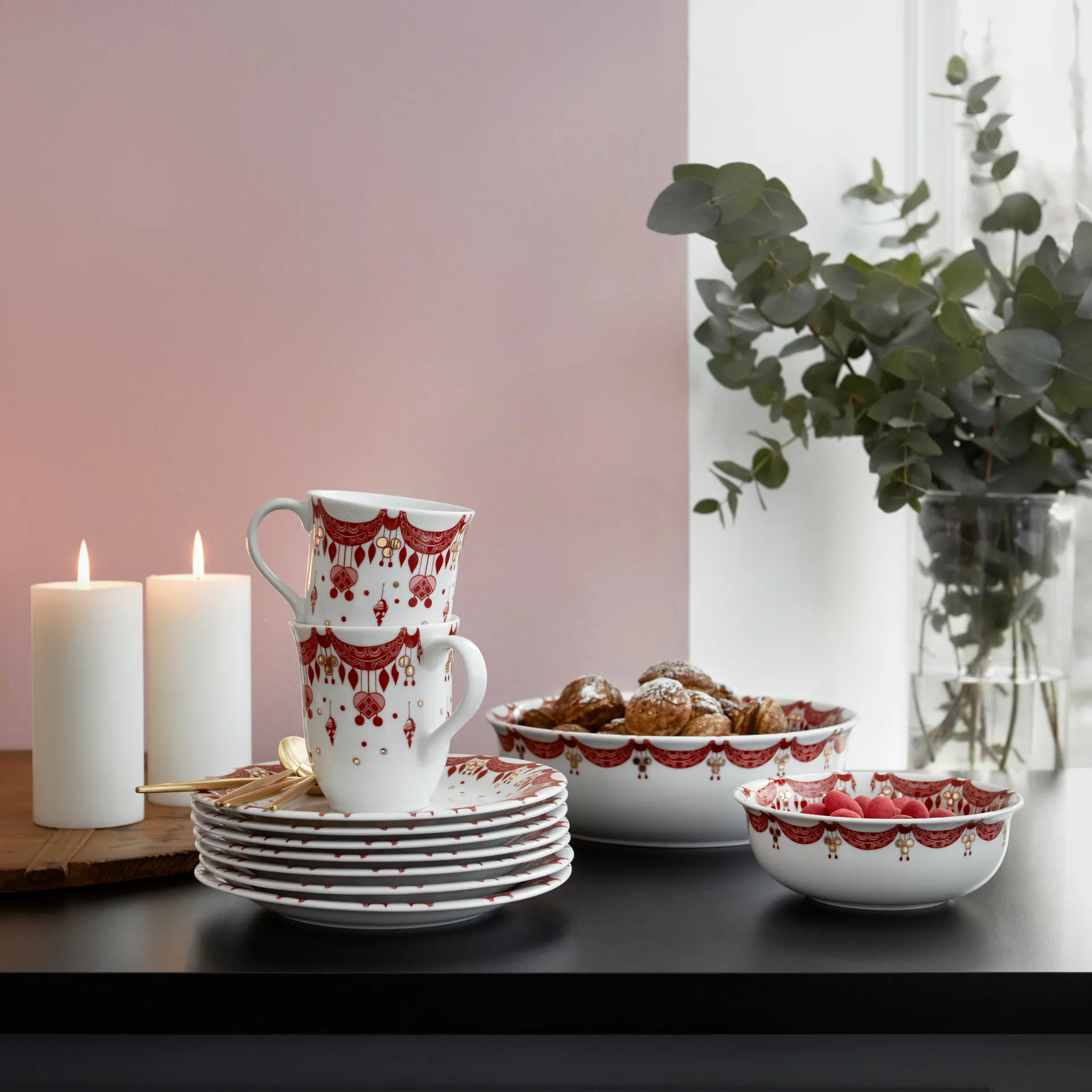 Mug de Noël Bjørn Wiinblad 35 cl, rouge Bjørn Wiinblad