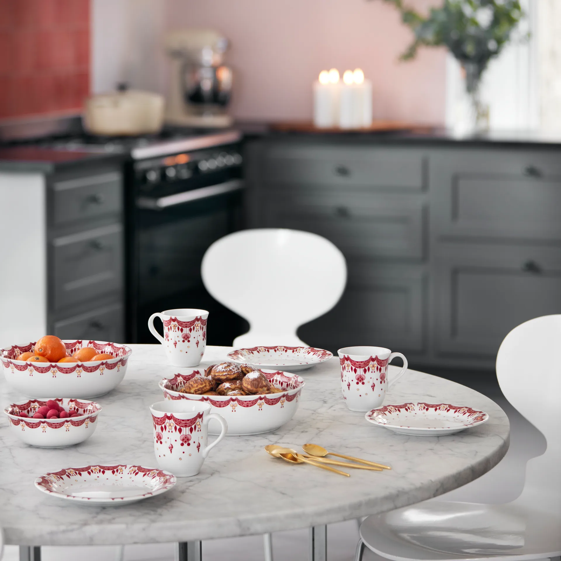 Mug de Noël Bjørn Wiinblad 35 cl, rouge Bjørn Wiinblad