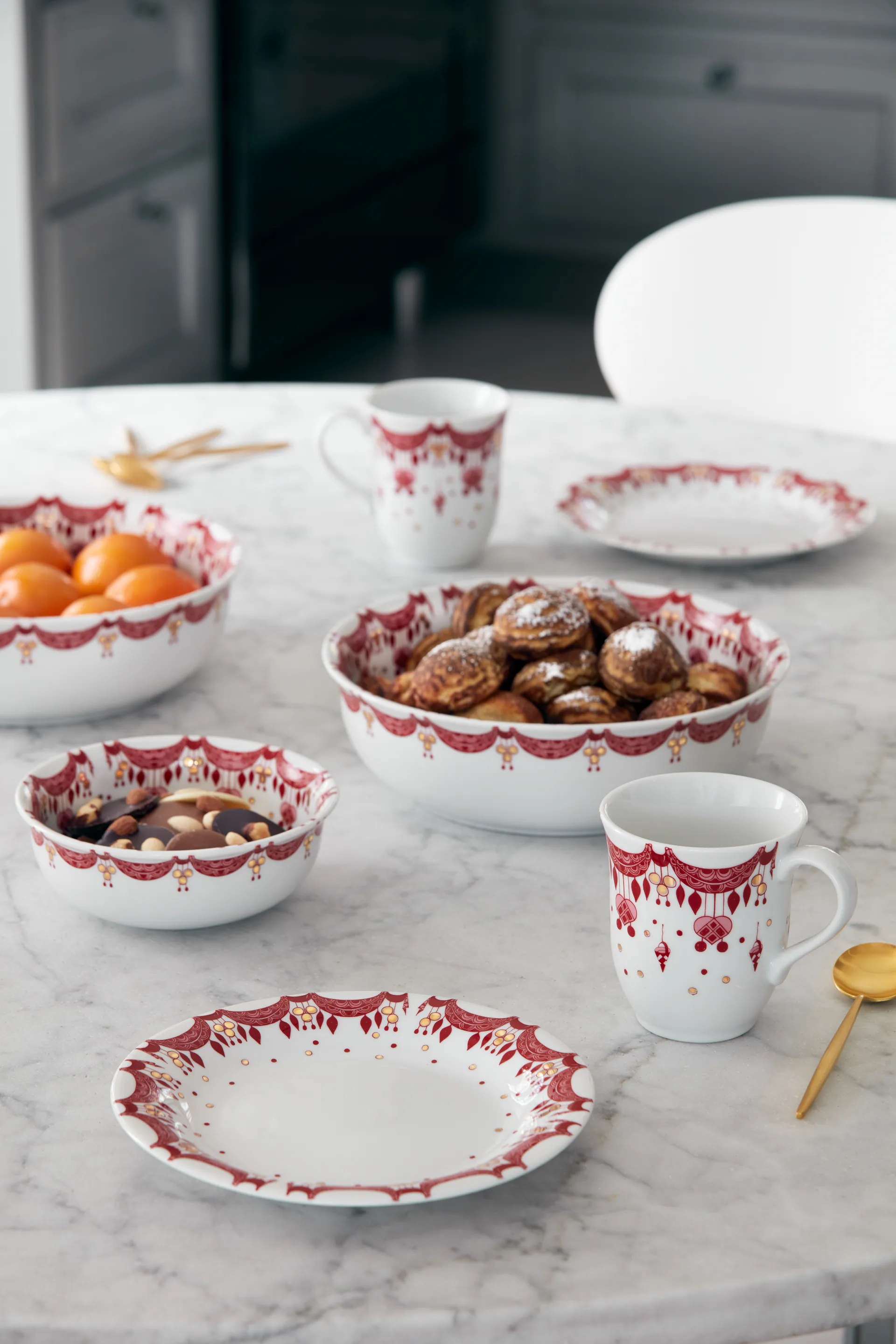 Mug de Noël Bjørn Wiinblad 35 cl, rouge Bjørn Wiinblad