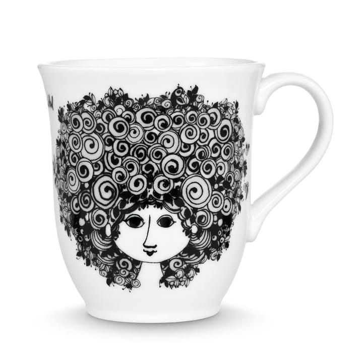 Mug Rosalinde 35cl - noir - Bjørn Wiinblad